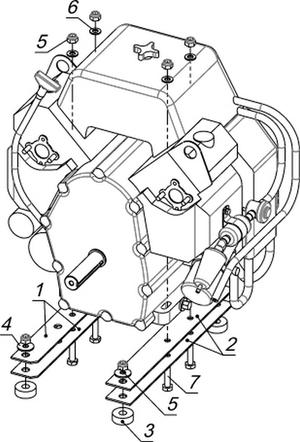 Крепление  двигателя Kohler