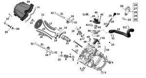Головка переднего цилиндра (двигатель)